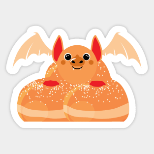 Jelly donut bat Sticker